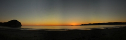 Mahia Beach sunset
